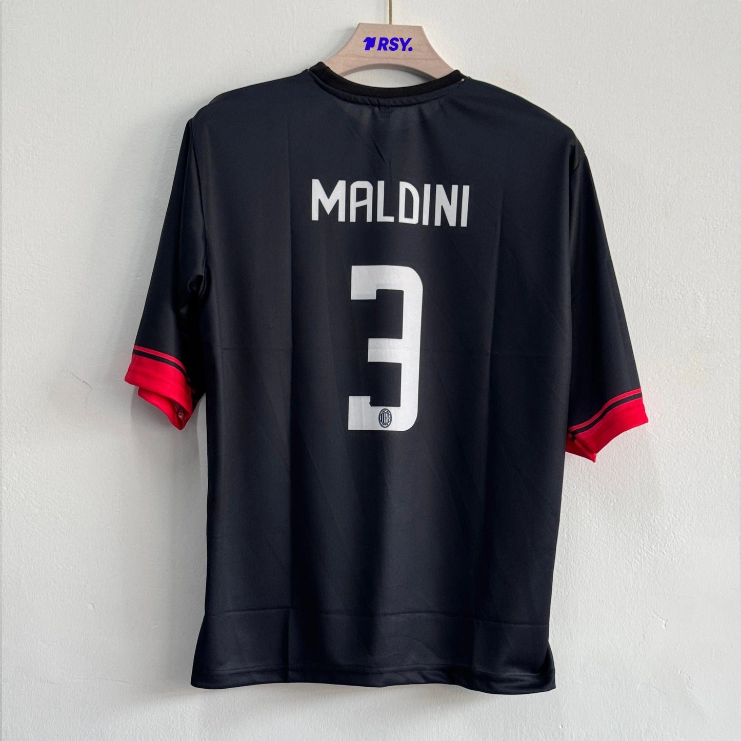 ACMILAN 1997-98 THIRD KIT MALDINI FIVESLEEVE