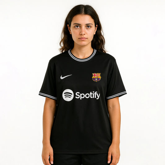 BARCELONA SPECIAL EDITION BLACK TSHIRT JERSEY EMBROIDERY