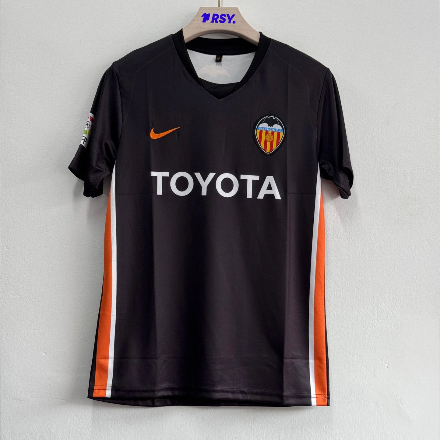 Valencia 2006/2007 LFP  David Villa Away Football Jersey Kit