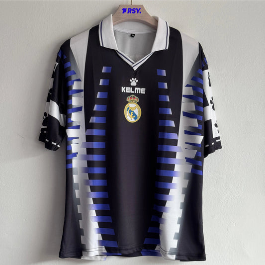 REAL MADRID 1997-98 THIRD KIT RAUL FIVESLEEVE POLO