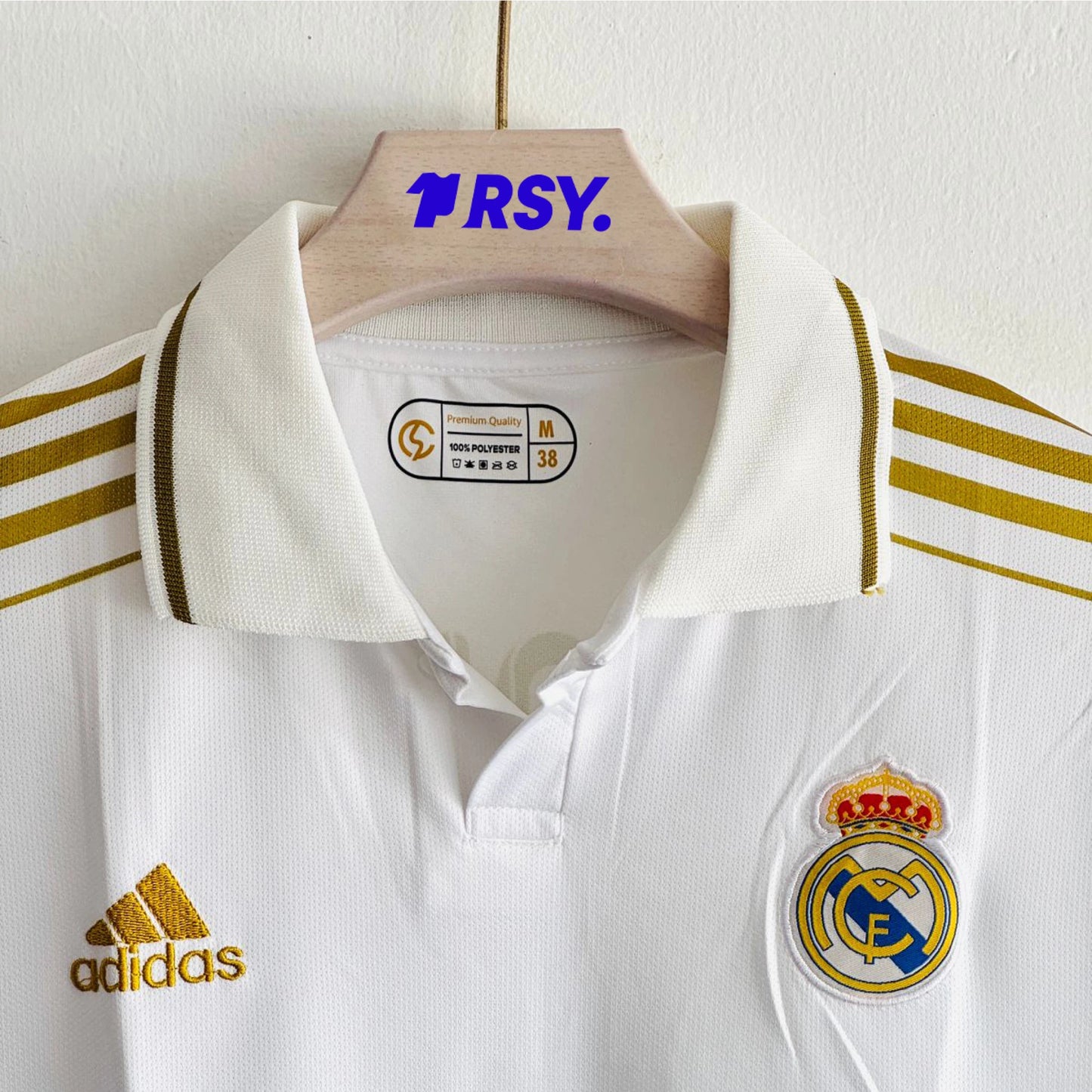 REAL MADRID 2011-12 HOME KIT OZIL POLO EMBROIDERY