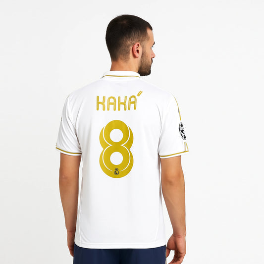 REAL MADRID 2011-12 HOME KIT KAKA POLO EMBROIDERY