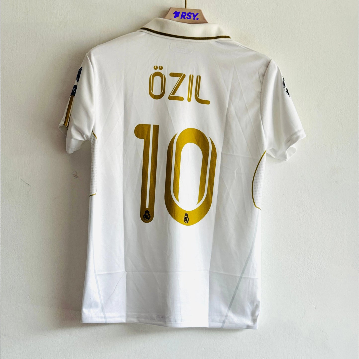 REAL MADRID 2011-12 HOME KIT OZIL POLO EMBROIDERY