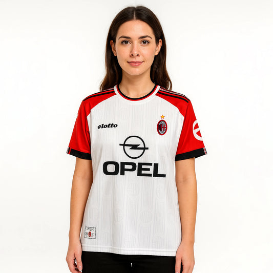 ACMILAN 1997-98 AWAY KIT MALDINI EMBROIDERY