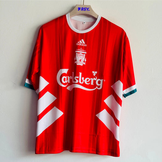 LIVERPOOL 1993-94 HOME KIT GERRARD FIVESLEEVE