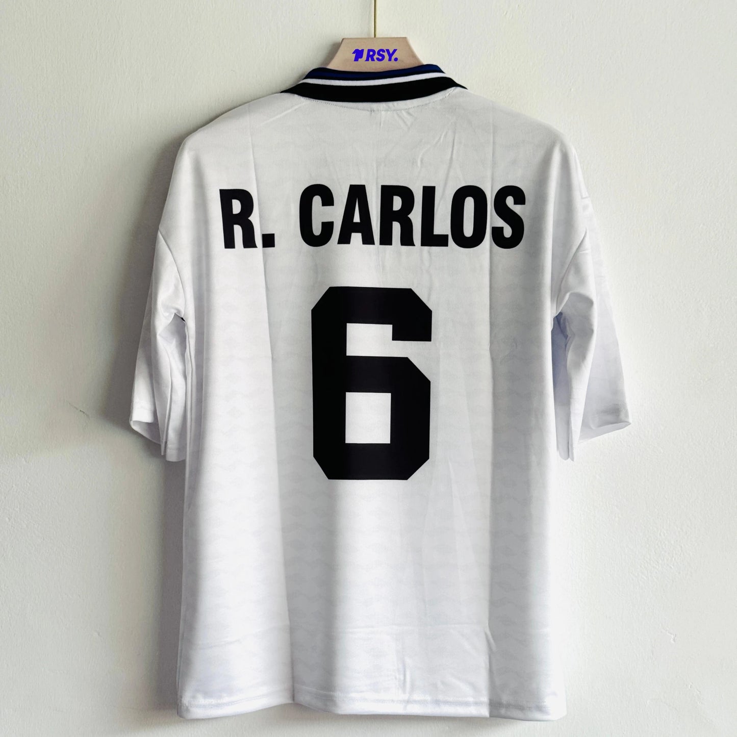 INTERMILAN 1996-97 AWAY KIT CARLOS FIVESLEEVE POLO EMBROIDERY