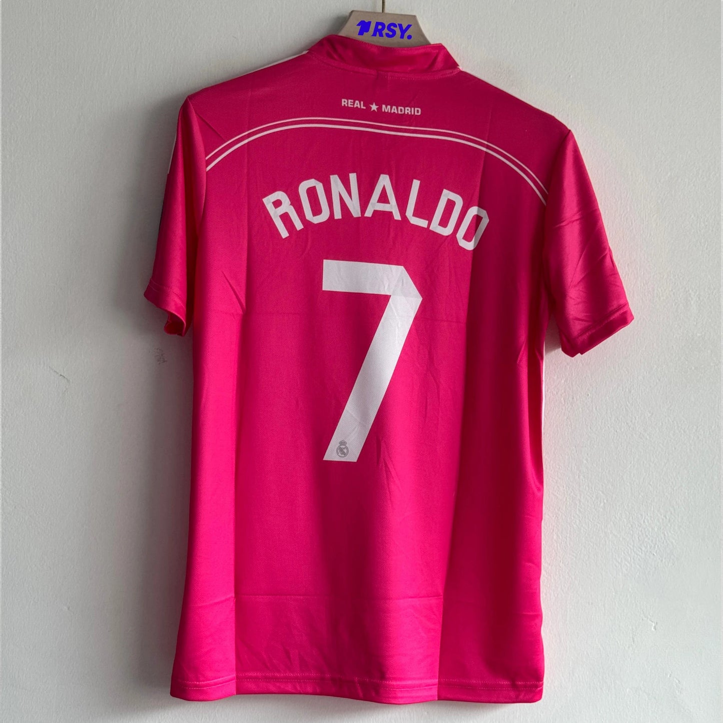 REAL MADRID 2014-15 AWAY KIT RONALDO POLO EMBROIDERY