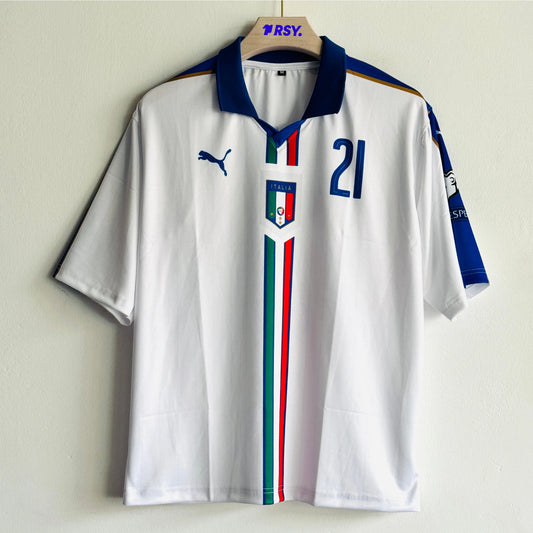 ITALY 2015-16 AWAY KIT PIRLO FIVESLEEVE POLO