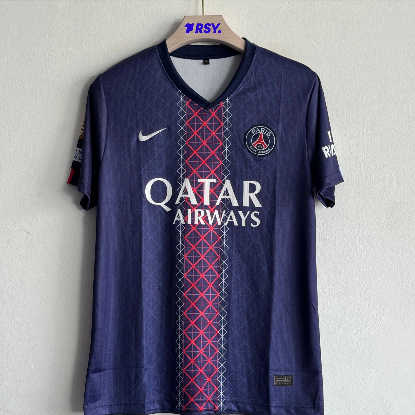 PSG 25-26 HOME KIT KVARATSKHELIA EMBROIDERY