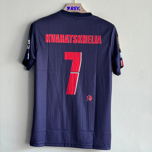 PSG 25-26 HOME KIT KVARATSKHELIA EMBROIDERY