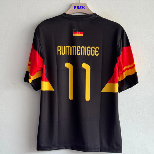 GERMANY 1990 BLACK KIT RUMMENIGGE FIVESLEEVE