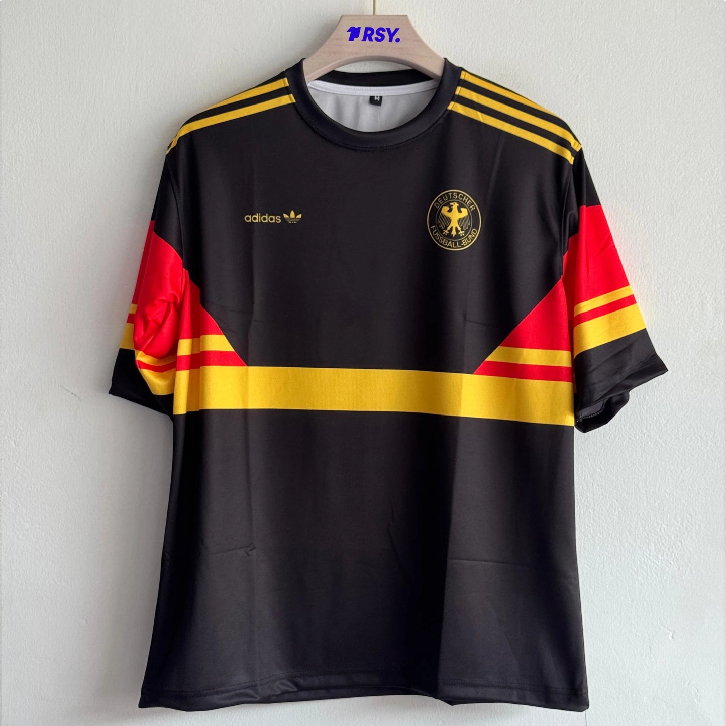 GERMANY 1990 BLACK KIT RUMMENIGGE FIVESLEEVE