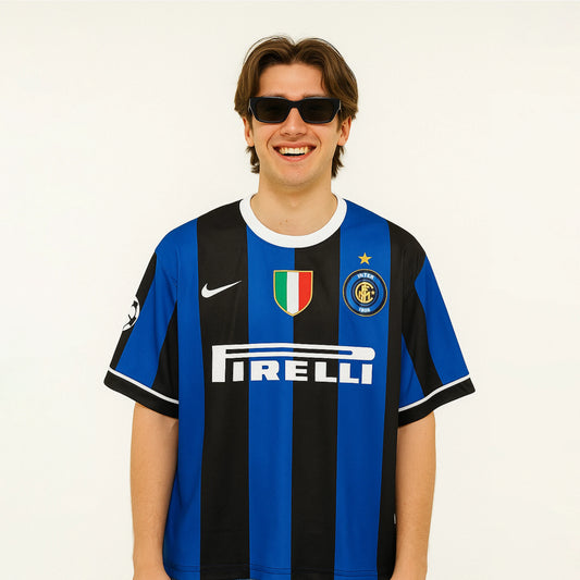 INTERMILAN 2006-07 HOME KIT FIGO FIVESLEEVE