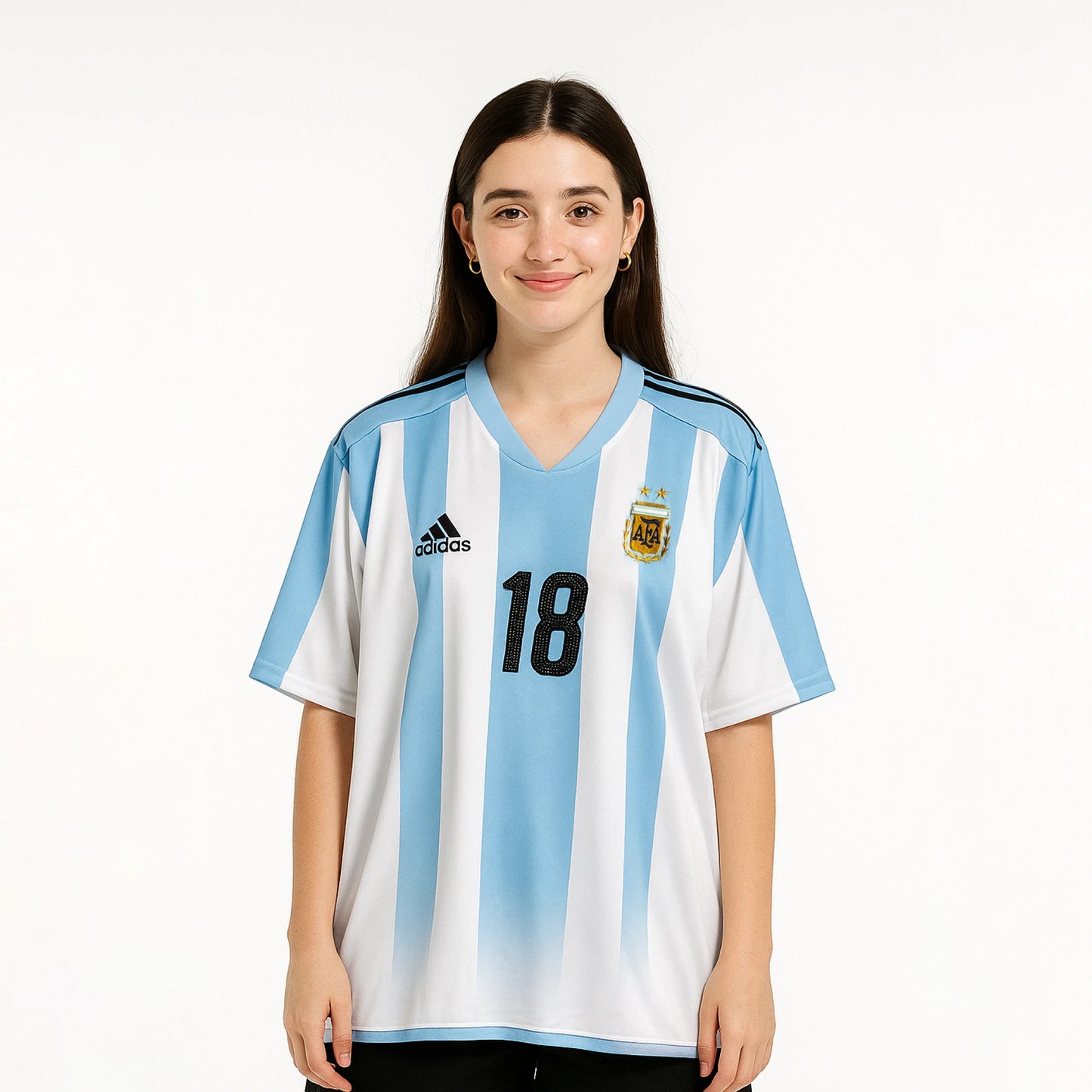 ARGENTINA 2004 HOME KIT MESSI EMBROIDERY