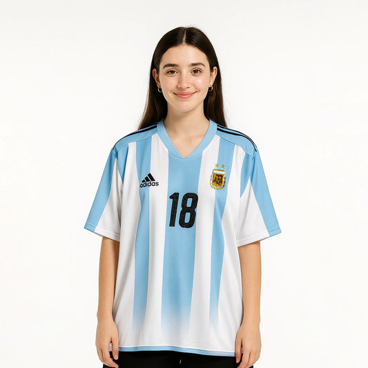 ARGENTINA 2004 HOME KIT MESSI EMBROIDERY