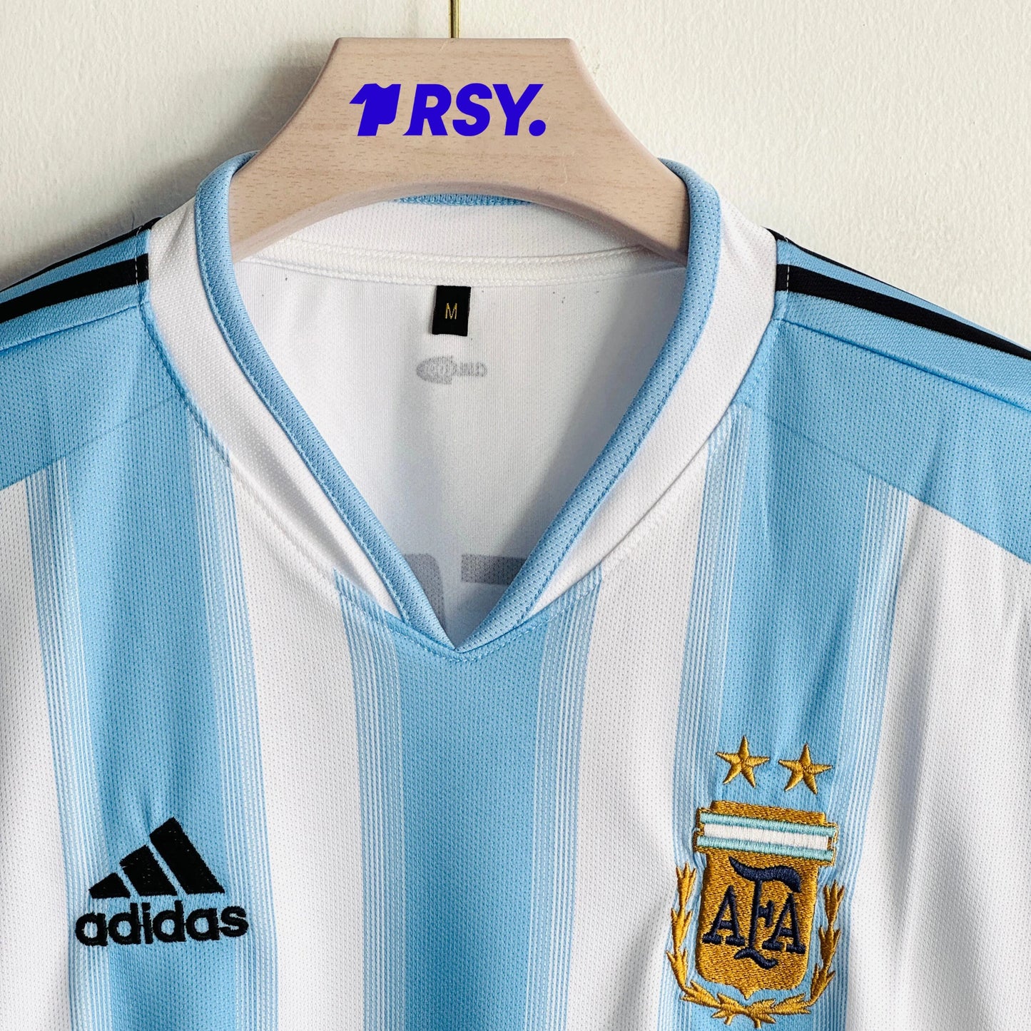 ARGENTINA 2004 HOME KIT MESSI EMBROIDERY