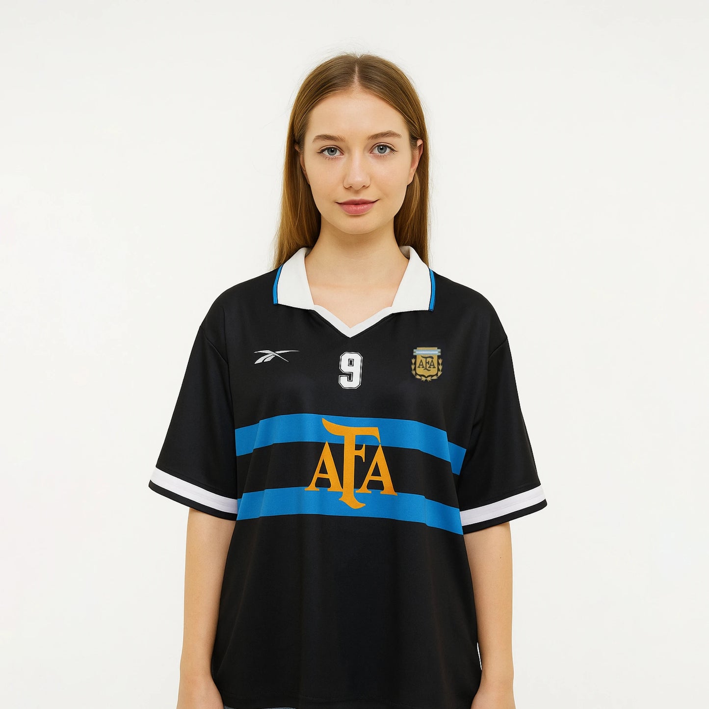 ARGENTINA 1999 AWAY KIT BATISTUTA FIVESLEEVE POLO