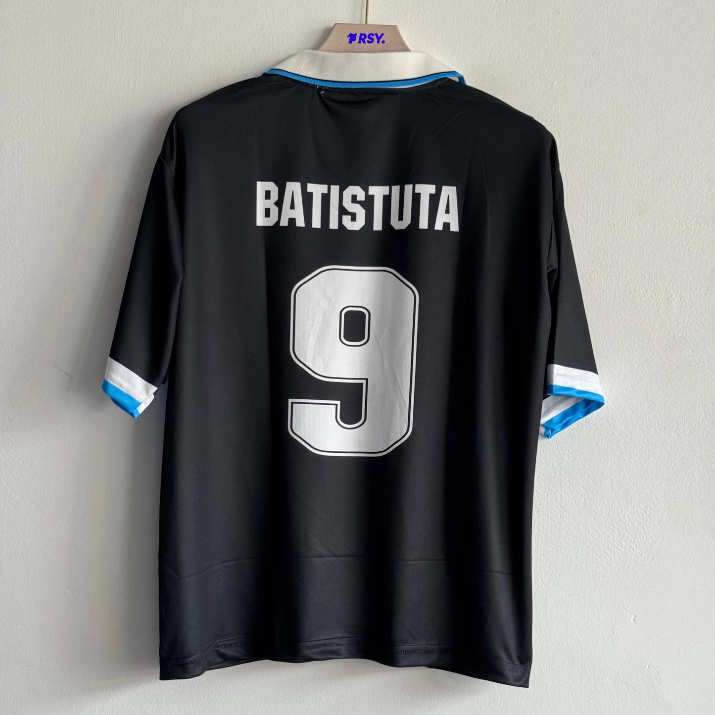 ARGENTINA 1999 AWAY KIT BATISTUTA FIVESLEEVE POLO