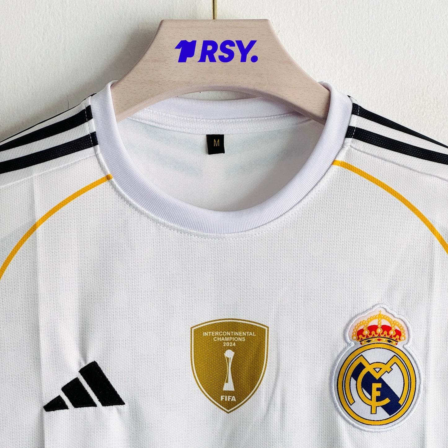 REAL MADRID 25-26 HOME KIT TRENT EMBROIDERY