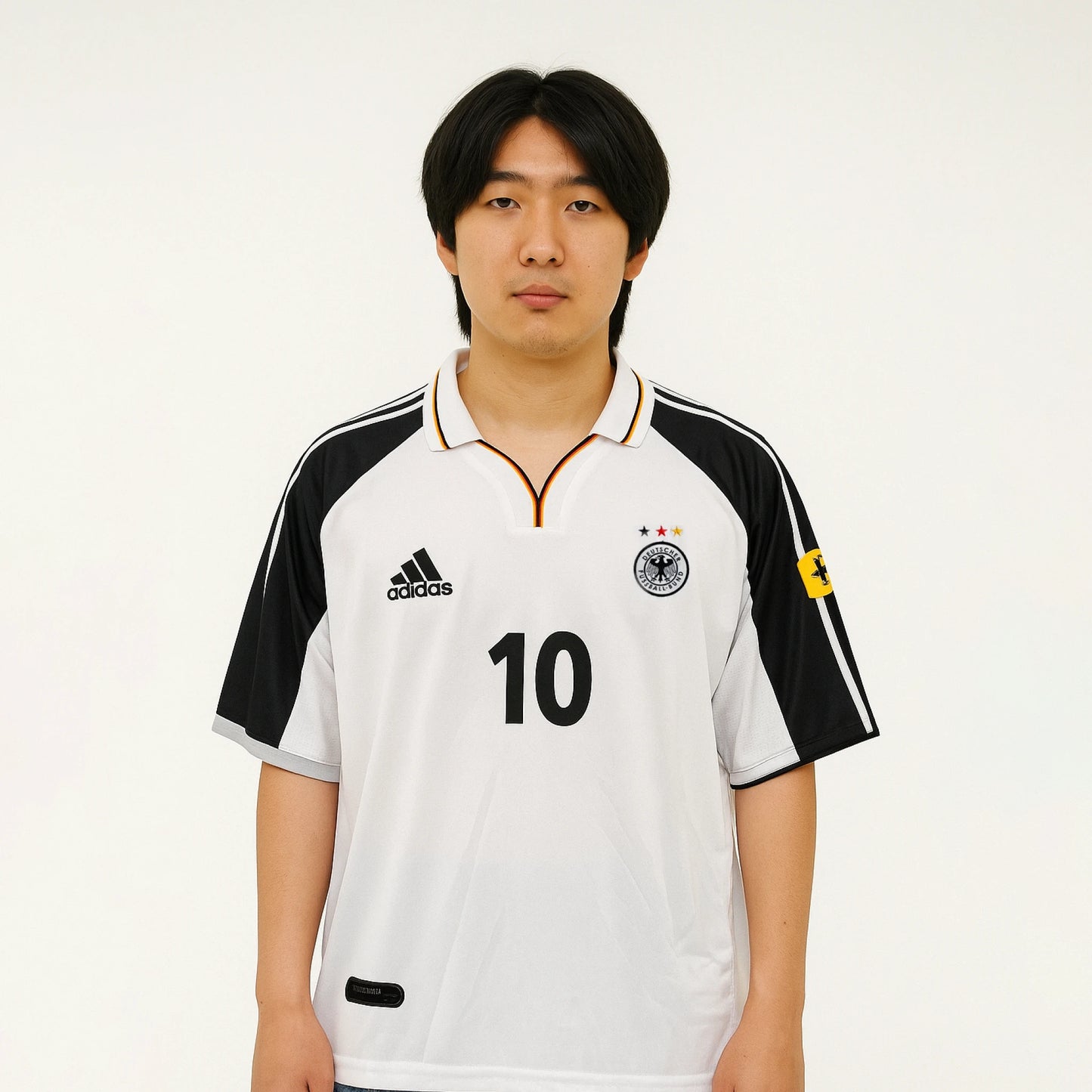 GERMANY 2000 HOME KIT MATTHAUS FIVESLEEVE POLO EMBROIDERY