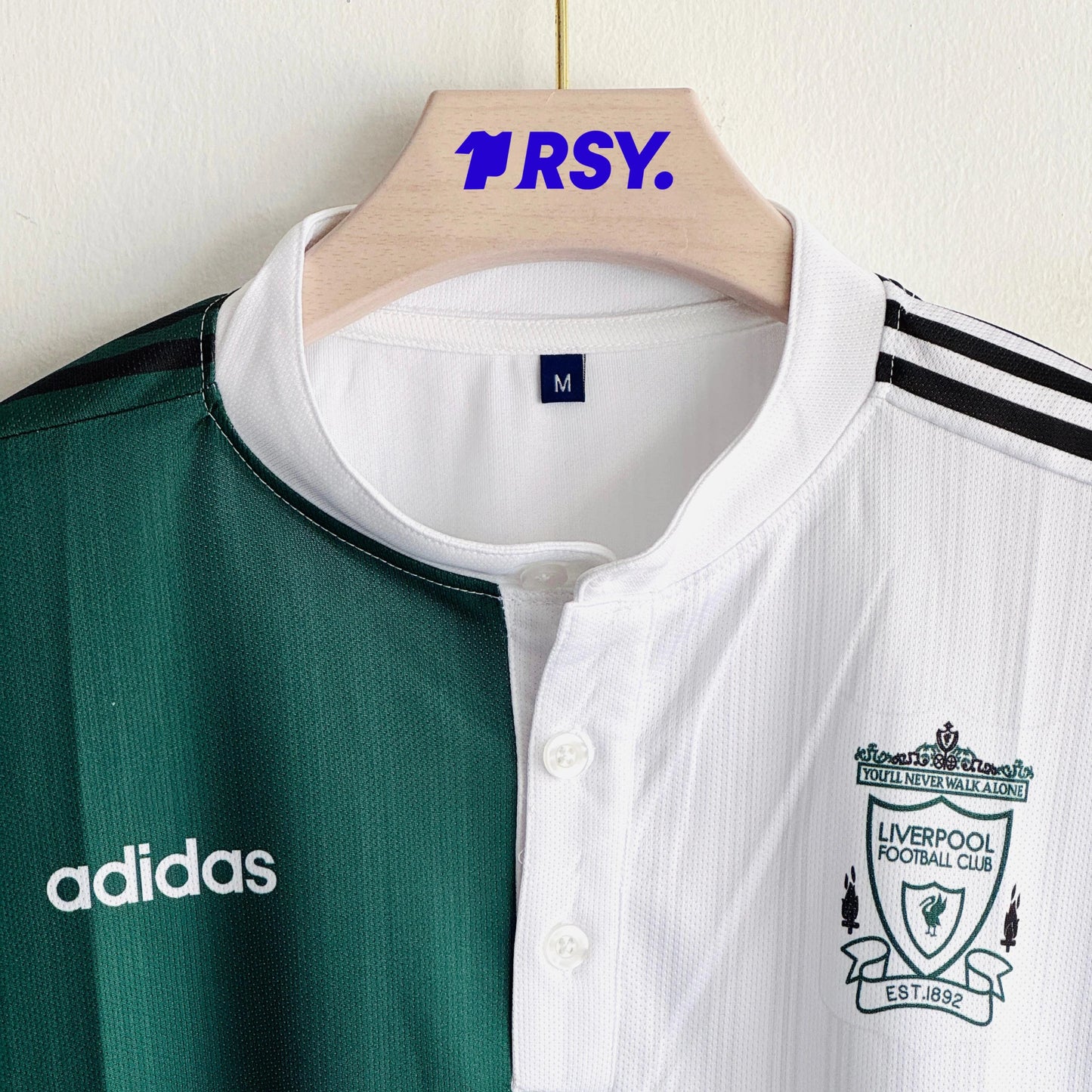 LIVERPOOL 1995-96 AWAY KIT FIVESLEEVE POLO