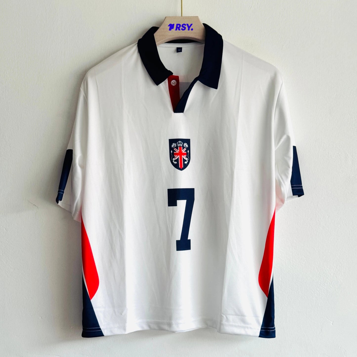 ENGLAND VINTAGE JERSEY FIVESLEEVE POLO