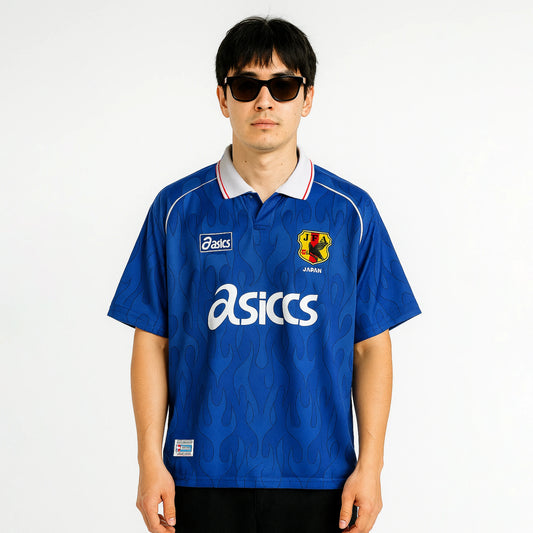 JAPAN 1998 HOME KIT NAKATA FIVESLEEVE POLO