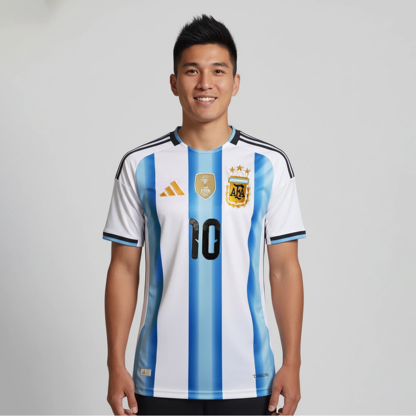 ARGENTINA 2026 HOME KIT MESSI EMBROIDERY PREMIUM WOELD CUP EDITION