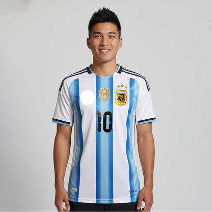 ARGENTINA 2026 HOME KIT MESSI EMBROIDERY PREMIUM WOELD CUP EDITION