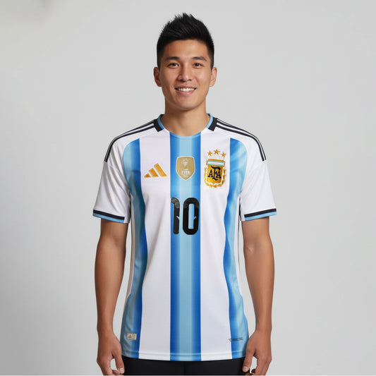 ARGENTINA 2026 HOME KIT MESSI EMBROIDERY PREMIUM WOELD CUP EDITION