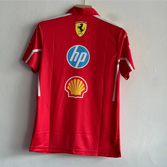 F1 FERRARI SCUDERIA RED POLO PREMIUM