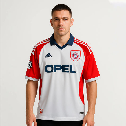 BAYERN MUNICH 1998-99 AWAY KIT MATTHAUS FIVESLEEVE POLO