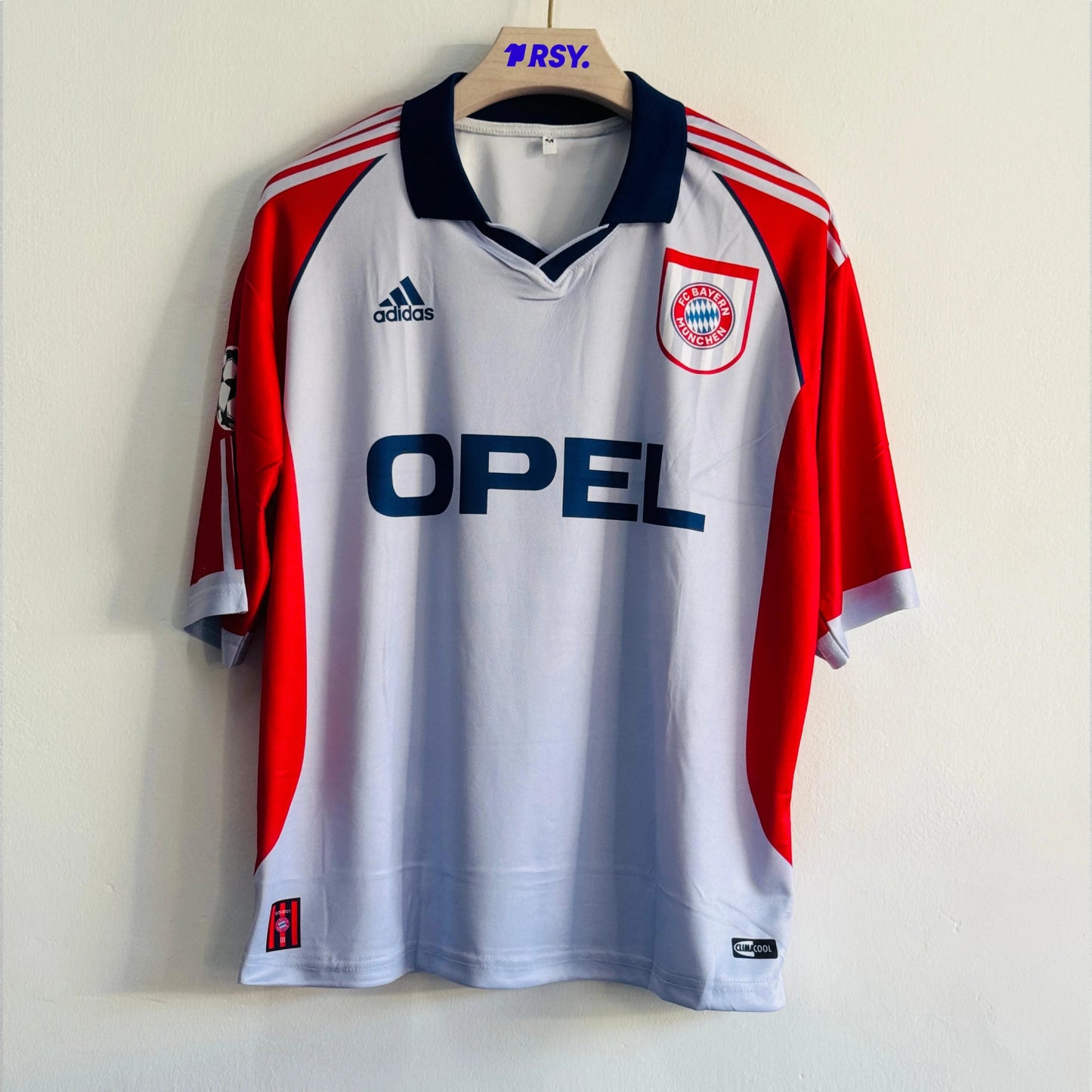 BAYERN MUNICH 1998-99 AWAY KIT MATTHAUS FIVESLEEVE POLO