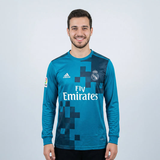 REAL MADRID 2017-18 THIRD KIT RONALDO FULLSLEEVE EMBROIDERY PREMIUM