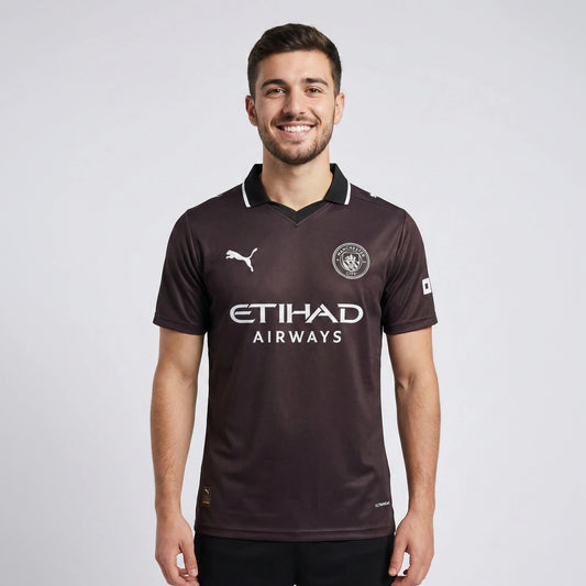 MANCHESTER CITY 25-26 AWAY KIT FODEN POLO EMBROIDERY PREMIUM