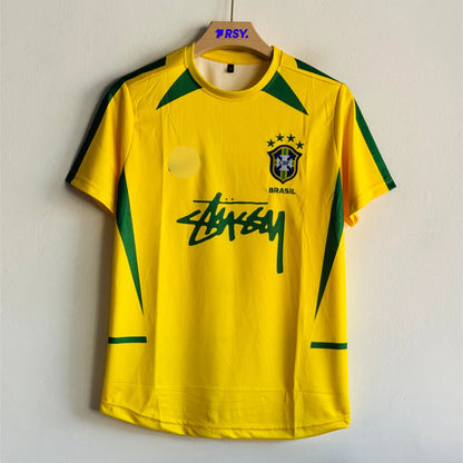 BRAZIL X STUSSY 2002 HOME KIT RONALDO EMBROIDERY PREMIUM