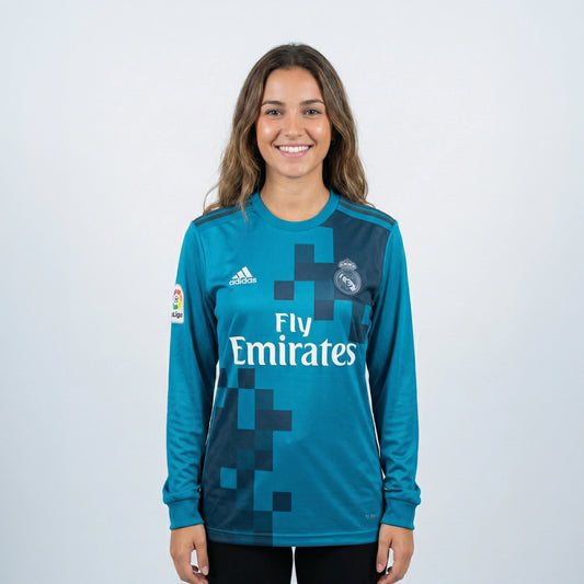 REAL MADRID 2017-18 THIRD KIT RONALDO FULLSLEEVE EMBROIDERY PREMIUM