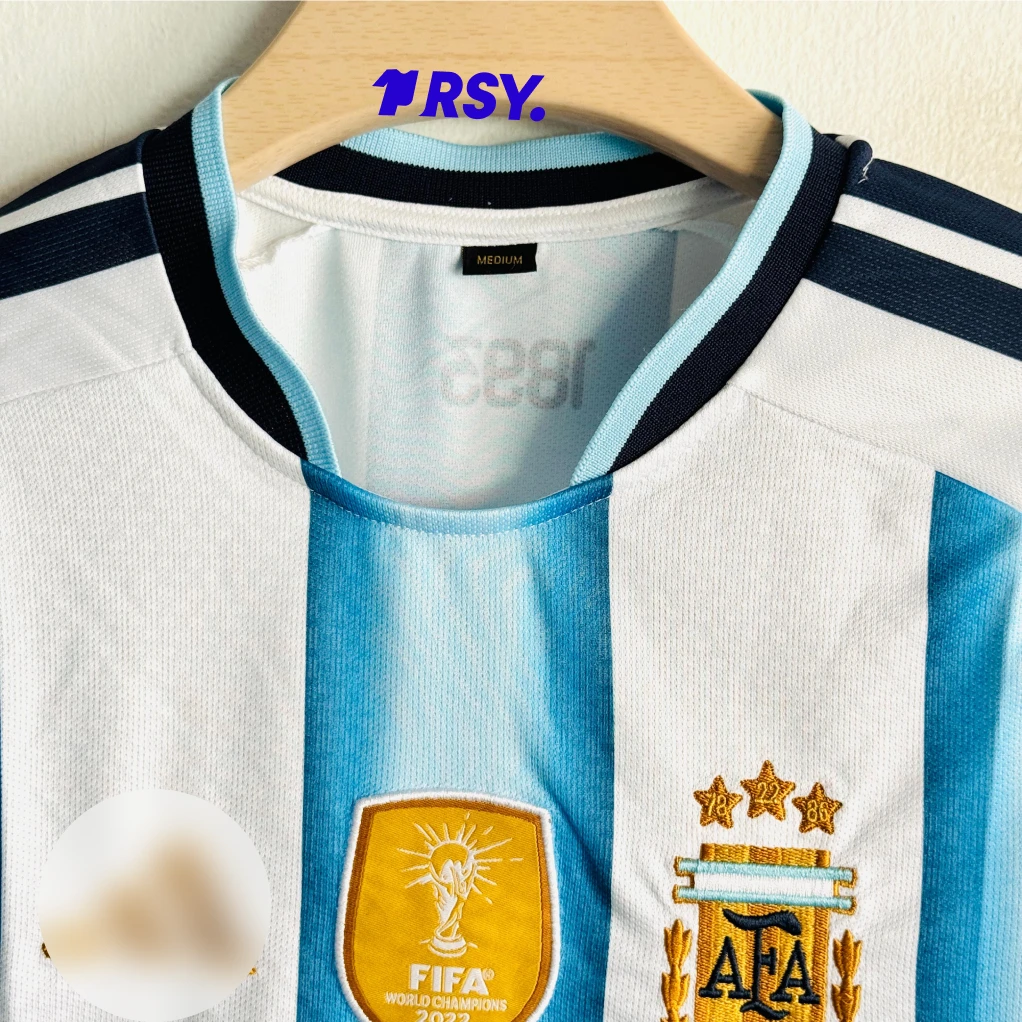 ARGENTINA 2026 HOME KIT MESSI EMBROIDERY PREMIUM WOELD CUP EDITION