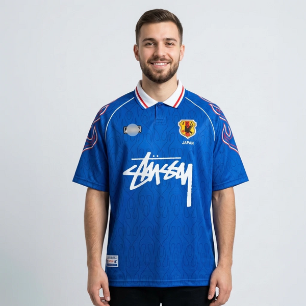 JAPAN X STUSSY 1998 HOME KIT NAKATA FIVESLEEVE POLO EMBROIDERY PREMIUM