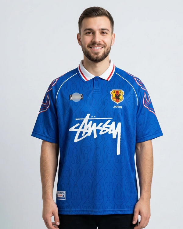 JAPAN X STUSSY 1998 HOME KIT NAKATA FIVESLEEVE POLO EMBROIDERY PREMIUM