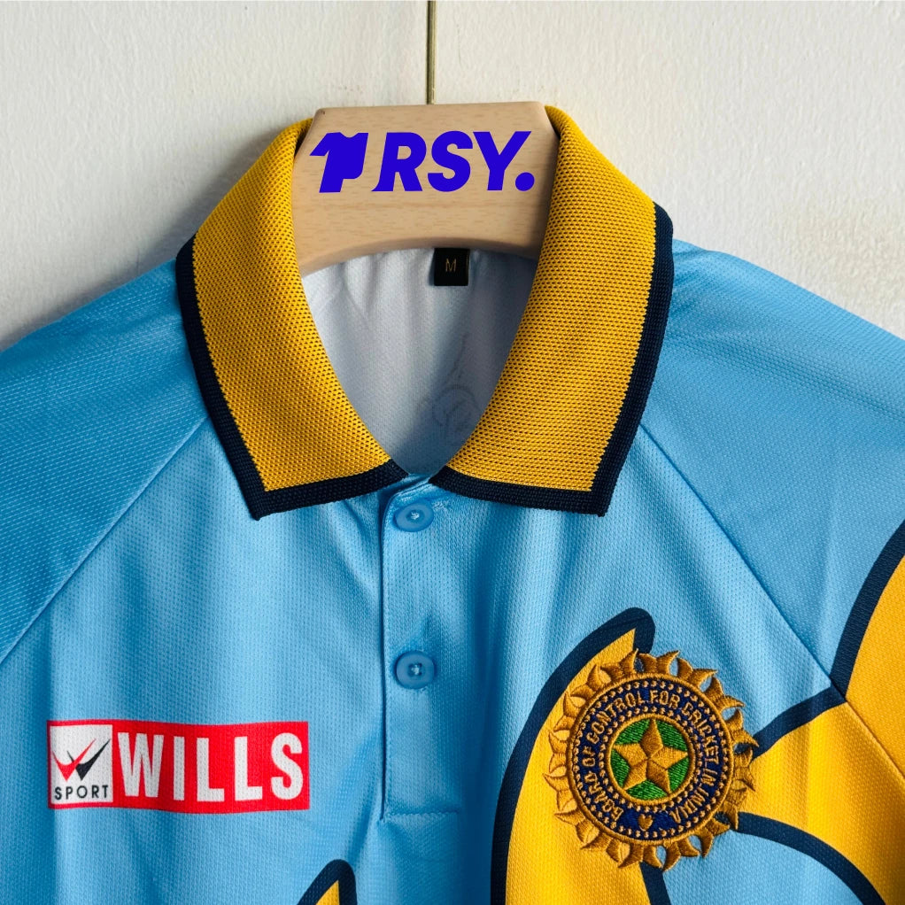 INDIA 1999 WORLDCUP KIT SACHIN TENDULKAR