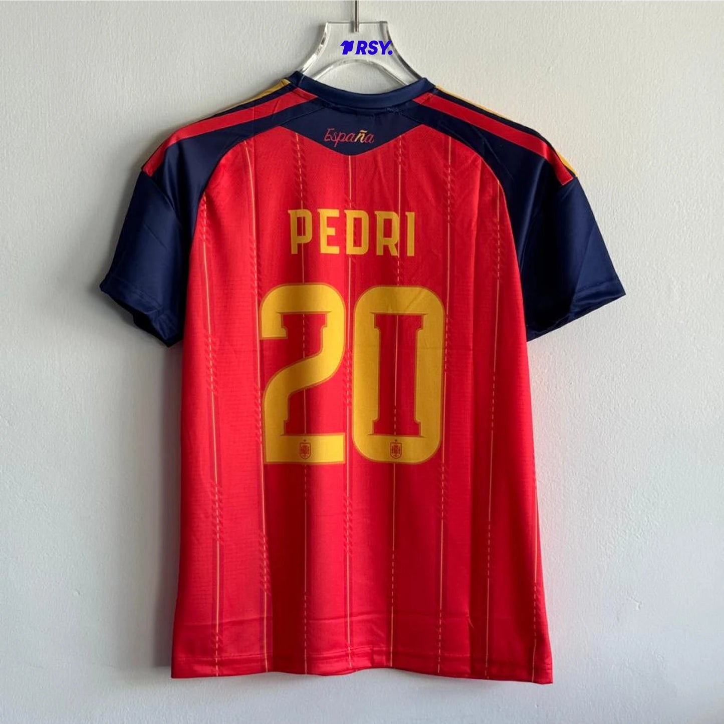 SPAIN 2026 HOME KIT PEDRI EMBROIDERY PREMIUM
