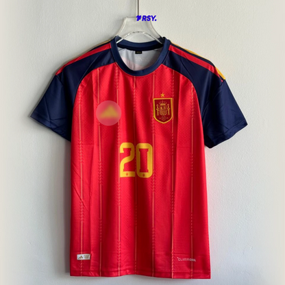 SPAIN 2026 HOME KIT PEDRI EMBROIDERY PREMIUM