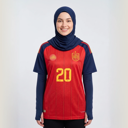 SPAIN 2026 HOME KIT PEDRI EMBROIDERY PREMIUM