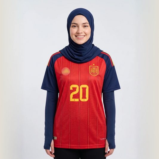 SPAIN 2026 HOME KIT PEDRI EMBROIDERY PREMIUM
