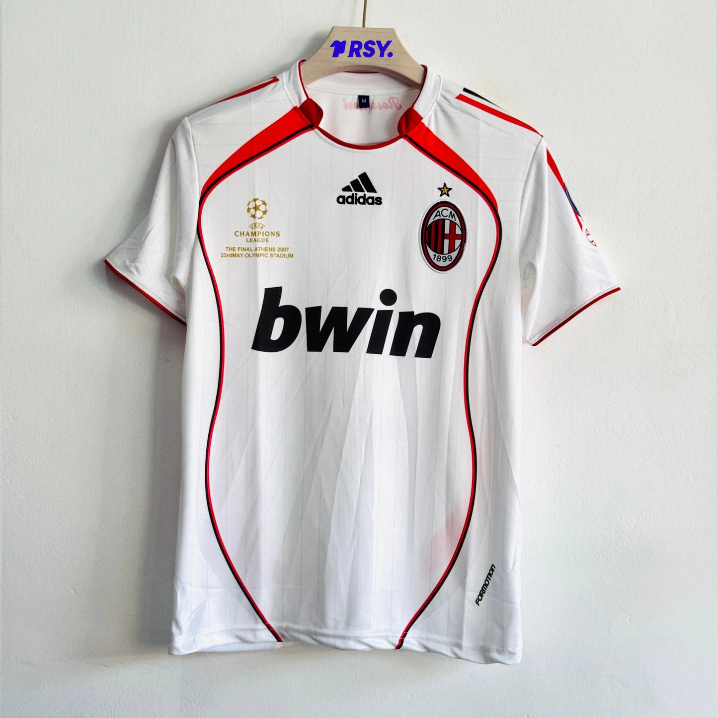 ACMILAN 2006-07 AWAY KIT MALDINI EMBROIDERY