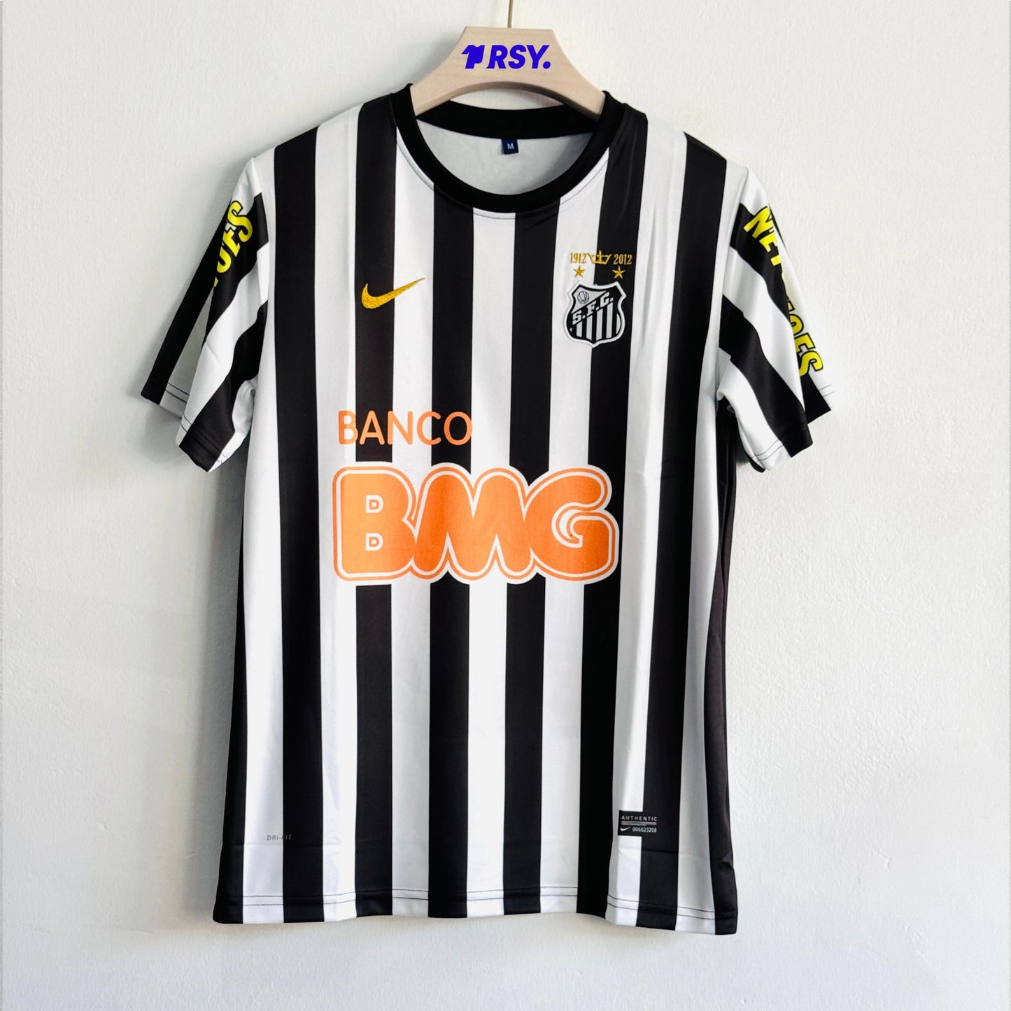 SANTOS 2012-13 AWAY KIT NEYMER EMBROIDERY